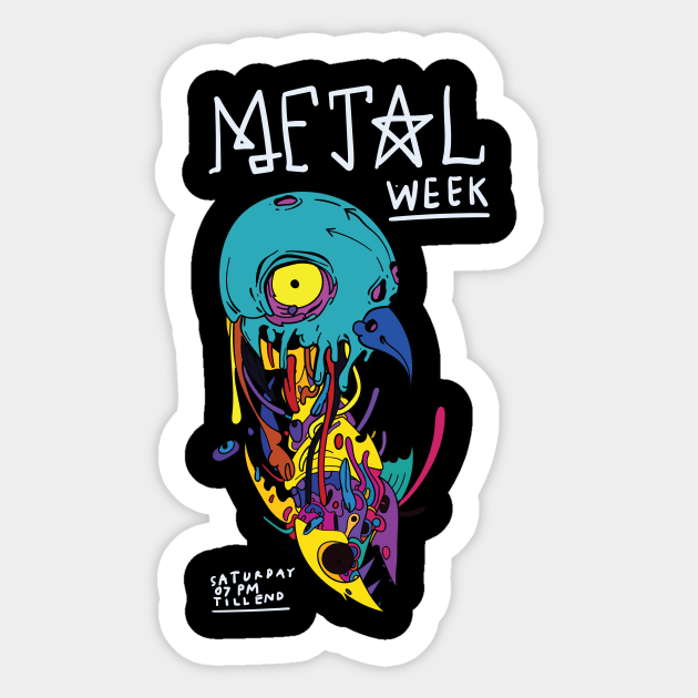 Metal week Sticker by Music Lover